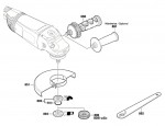 Bosch 3 601 H82 Z01 Gws 22-230 Jh Angle Grinder 230 V / Eu Spare Parts